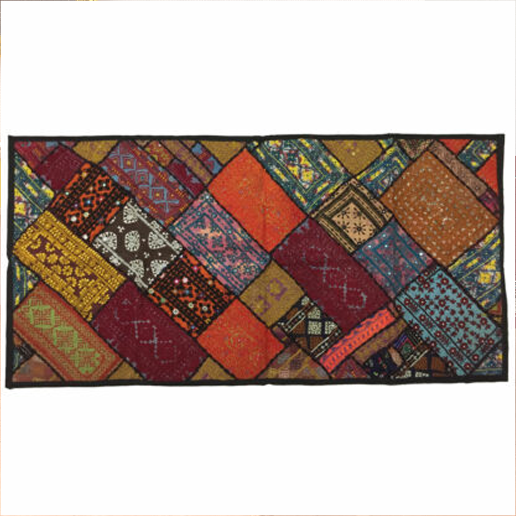 Hand Embroidered Wall Art-Large