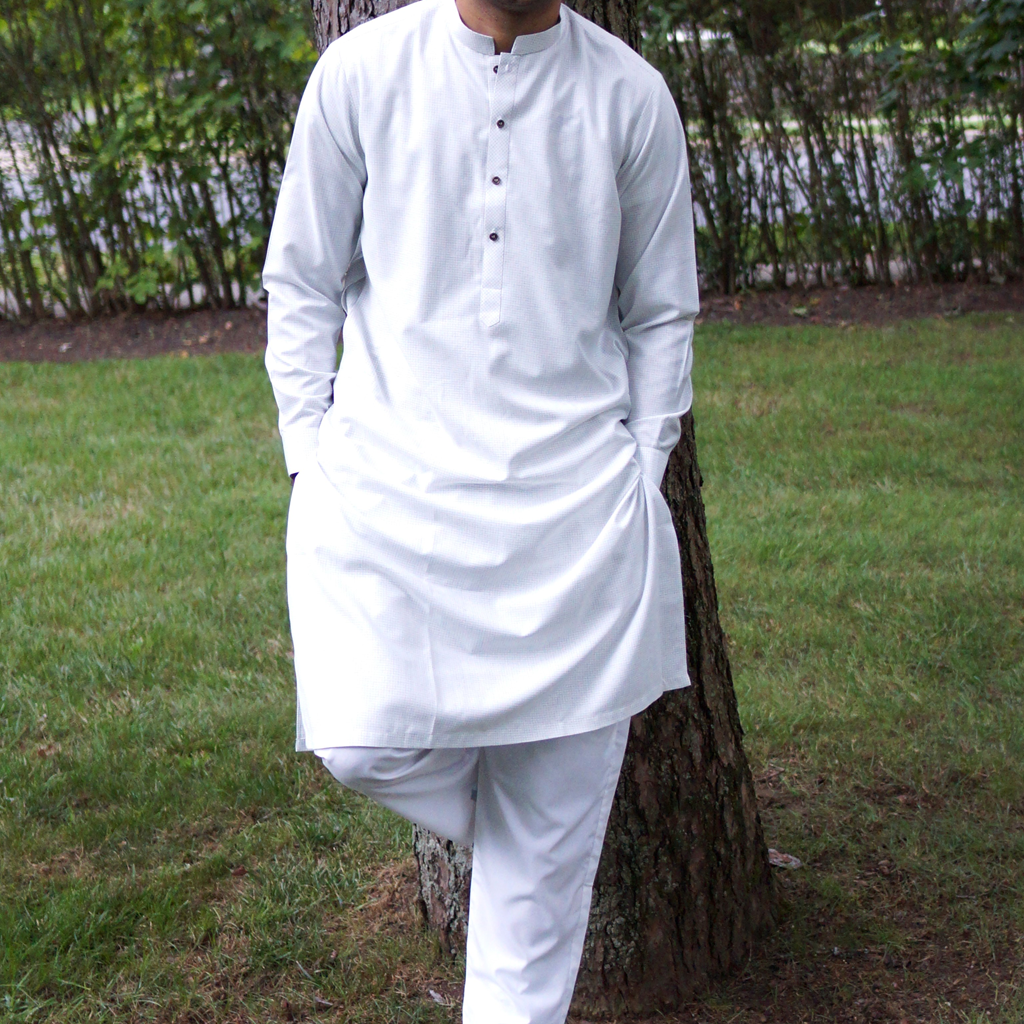 Trendy Check Kurta Trouser