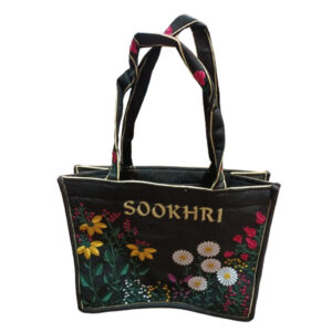 SOOKHIRI Floral Embroidery Hand Bag