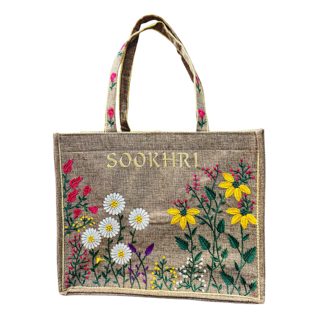 SOOKHIRI Floral Embroidery Handbag
