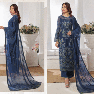 Deep Ocean Bloom 3 Piece Suit